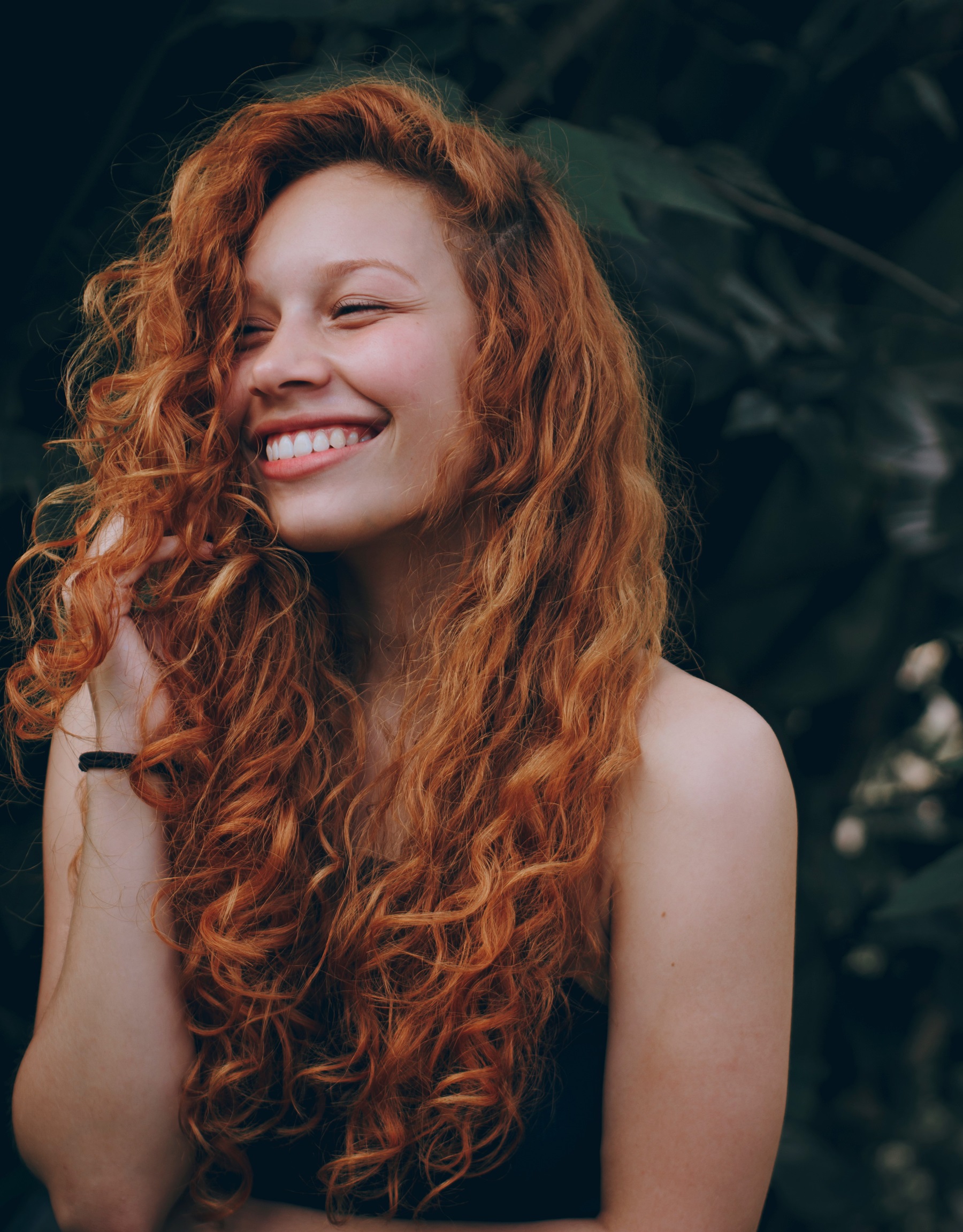 Smilende kvinde